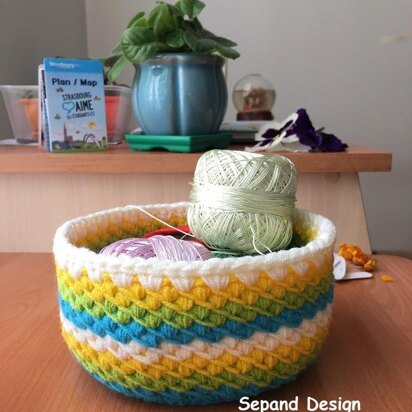 Oblique Basket- colorful 14 cm