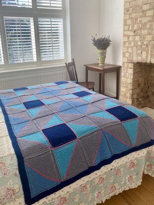 Windmill Patchwork Afghan