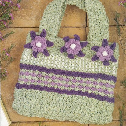 Flower and Texture Bag