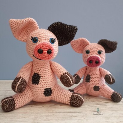 Polly the Piglet - UK Terminology - Amigurumi