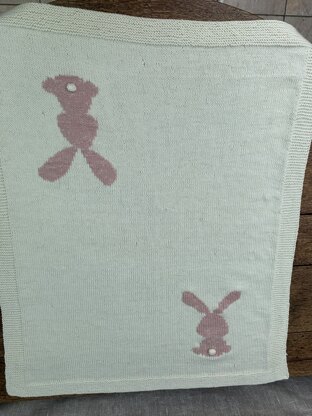 Baby Girls Rabbit Blanket