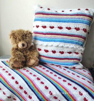 Rainbow Sweetheart Cushion