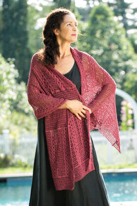 Maipo Shawl in Berroco Mykonos - 387-4 - Downloadable PDF