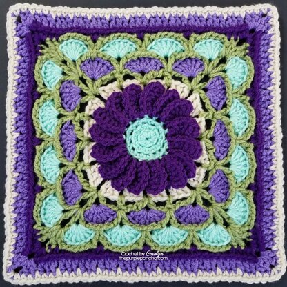 Flower Trellis Square