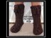 514, knitted boot style chunky slippers, newborn to adult