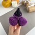 Crochet mushrooms garland no sew pattern Halloween decor Amigurumi pattern ornament