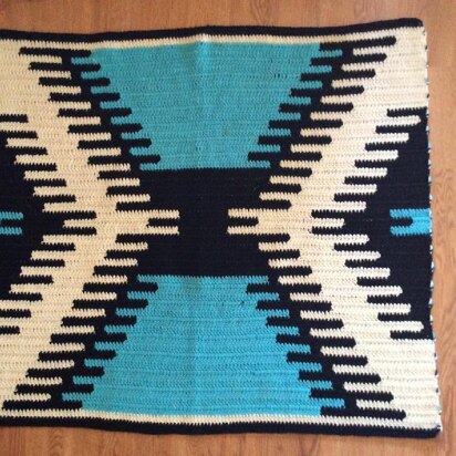 Gallup Area Saddle Blanket