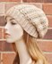 Harper Herringbone Slouch Hat