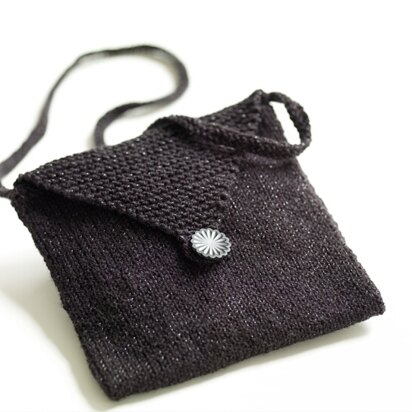 Shimmer-By-Night Bag in Lion Brand Vanna's Glamour - 80458AD - knitting pattern