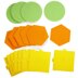 Perler Large Basic Shapes Pegboard Assortment 18 Pieces - Square/Circle/Hexagon