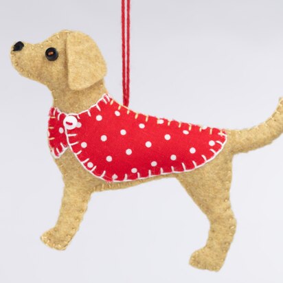 Labrador Felt Ornament