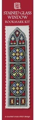 Textile Heritage Stained Glass Window Bookmark Cross Stitch Kit