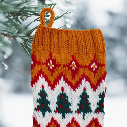 Festive Trees Stocking