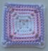 Crochet Granny Square Back Post Double Crochet Afghan Block Motif LD-0104