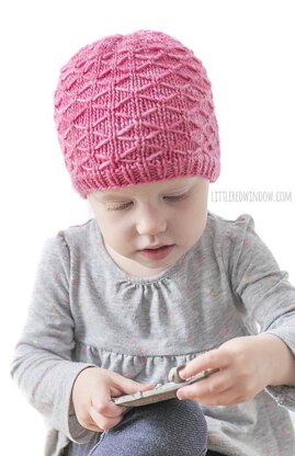 Trellis Stitch Hat