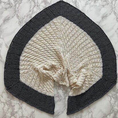 Peaceful shawl - knitting pattern