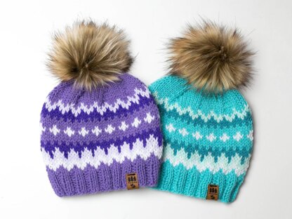 Bernie Mittens Fair Isle Hat