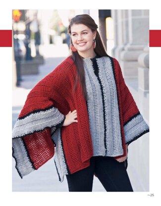 Leisure Arts Crochet Ponchos eBook