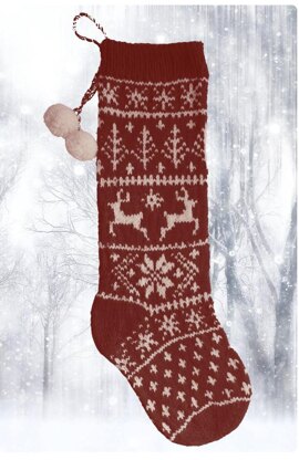 Reindeer Christmas Stocking