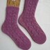 Mt. Meakin Cabled Socks