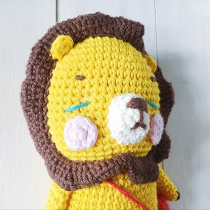 Amigurumei Kazuo the gentle lion amigurumi pattern