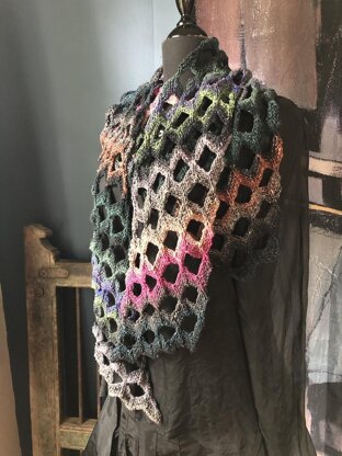 Durant Asymmetrical Shawl