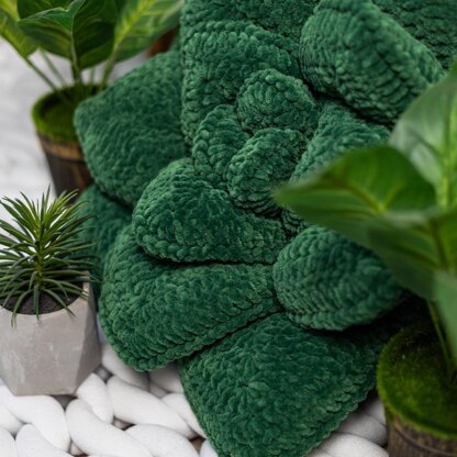 Lotus plant cushion