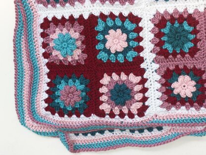 Flower Granny Baby Blanket Afghan