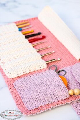 Crochet Hook Case Only, Crochet Needle Case Organizer, Crochet Hook Storage  Case Empty, Crochet Hook Organizer Case Large for Knitting Needles and