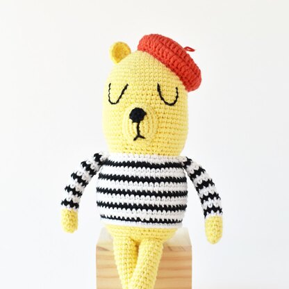 Monsieur Bear Amigurumi Doll