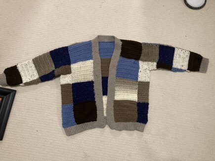 Patchwork party cardi #3