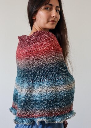 Garter Stitch Half Pi Shawl