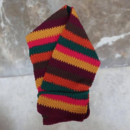 6 Stripes Short Scarf