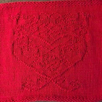 Vallentins hjerte/Vallentin´s heart klud/dishcloth