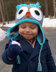 Plymouth Yarn Knit Owl Hat PDF.