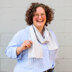 Valley Yarns #250 Silver Snowfall Scarf WIF