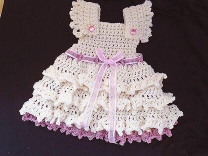 776 BABY GIRL RUFFLED DRESS