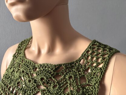 Lace Mesh Striped Top