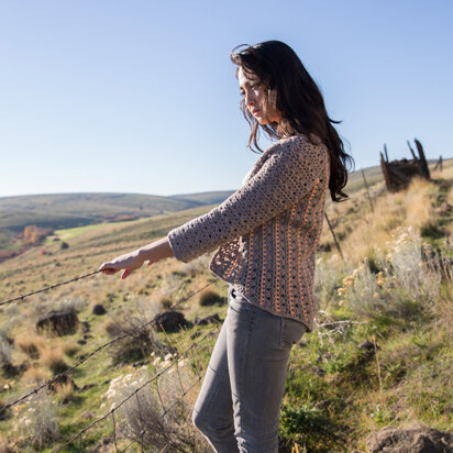 Crochet Evening Jacket in Imperial Yarn Columbia - PC28 