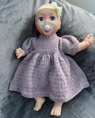 Dolls Dresses Knitting Pattern (no 122) to fit 16, 18, 20 inch or 41, 46, 51 cms doll