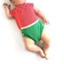 Size Newborn - Knitted Watermelon Romper