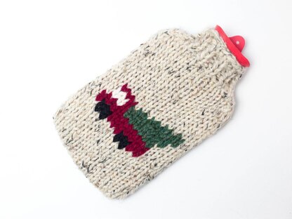 Christmas Tree Farm Truck Hot Water Bottle Cover