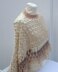 Beige Circular Long Poncho