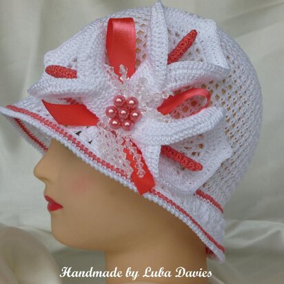 Crochet Baby Cloche Beanie Callas