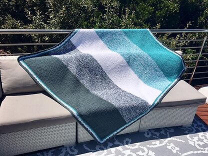 Herringbone Crochet Blanket