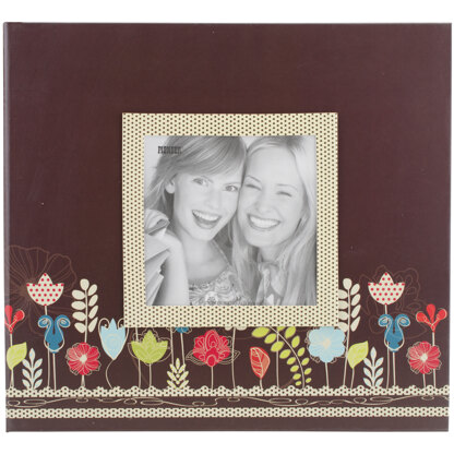 Pioneer Raised Frame Printed Post Bound Album 8"X8" - Garden