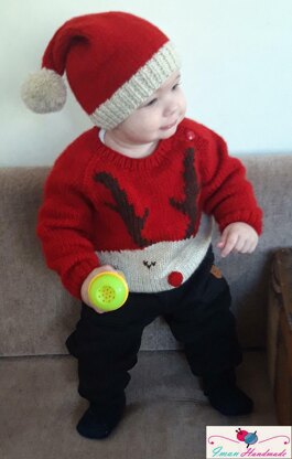 Christmas sweater and hat