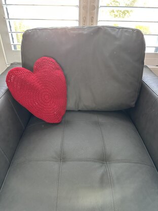 The Love Heart Throw Pillow