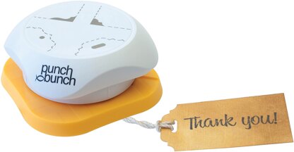 Punch Bunch AnySize Elegant Tag Maker - 4-In-1 Corner And Hole Punch