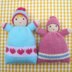 Little Sweethearts - knitted doll